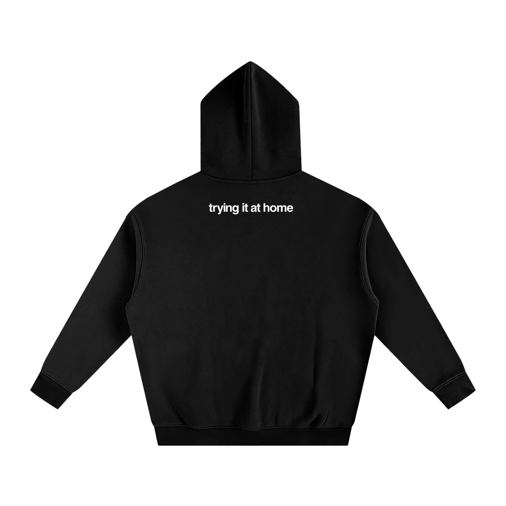 Trying It At Home Tribute Oversize Fleeced Hoodie