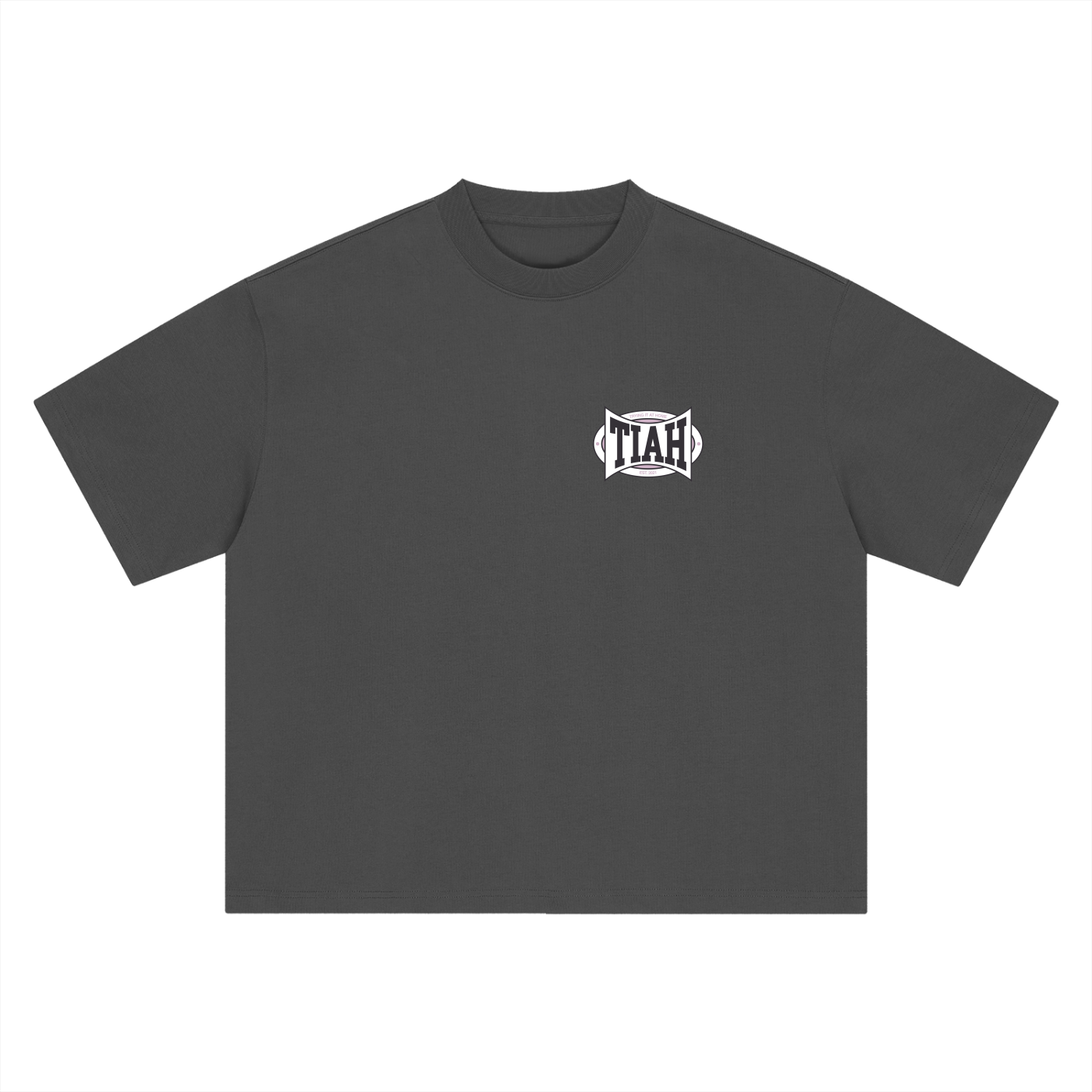 badge boxy t-shirt