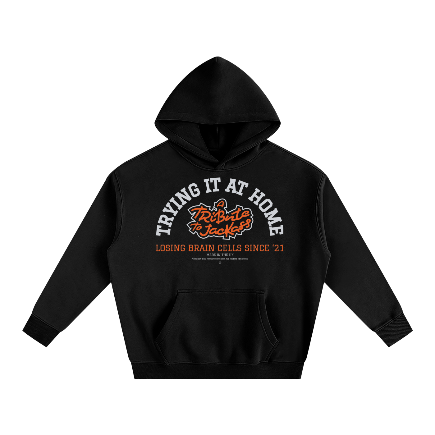 Trying It At Home Tribute Oversize Fleeced Hoodie