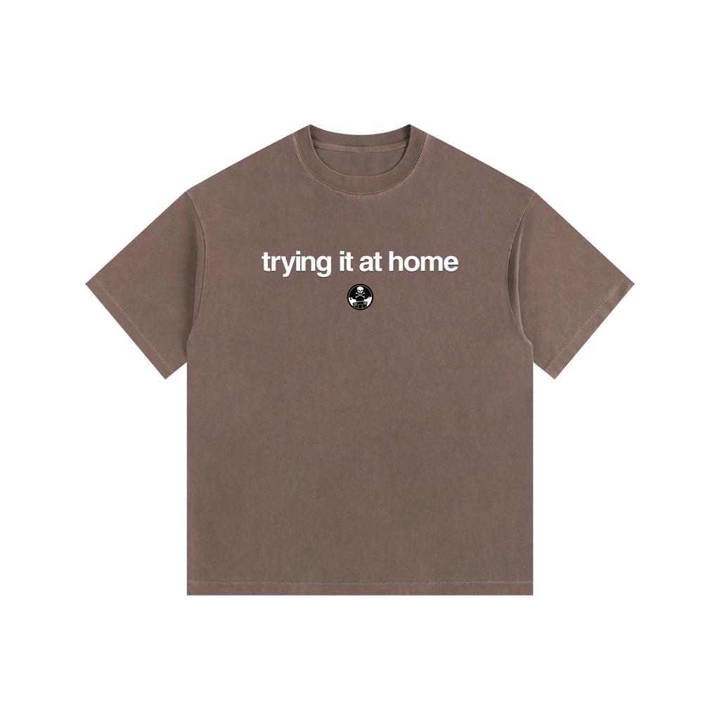 Tiah House Tee Brown