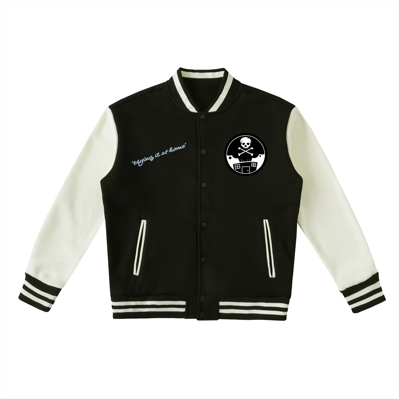 Trying It At Home Varsity Jacket