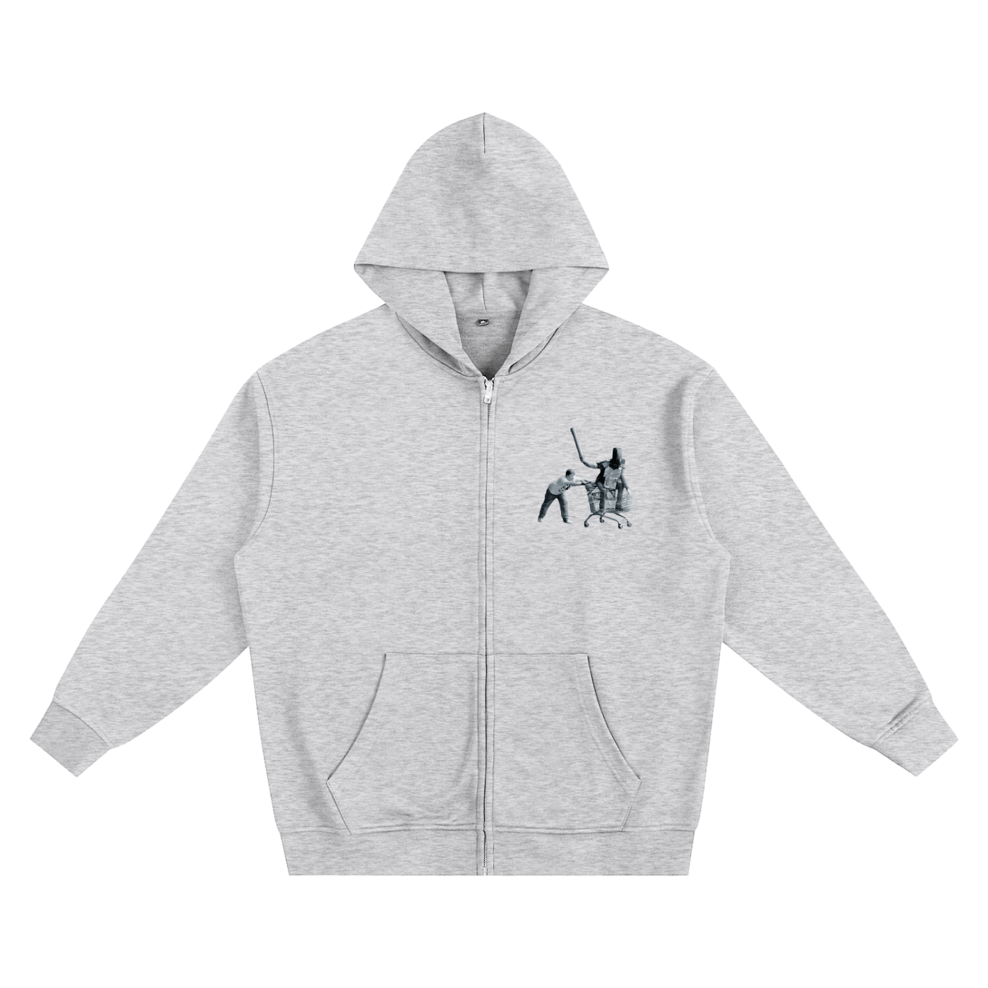 Trying It At Home Heavyweight Zip-up Hoodie