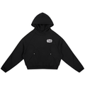 tiah curved panel raglan hoodie