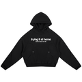 tiah curved pannel hoodie