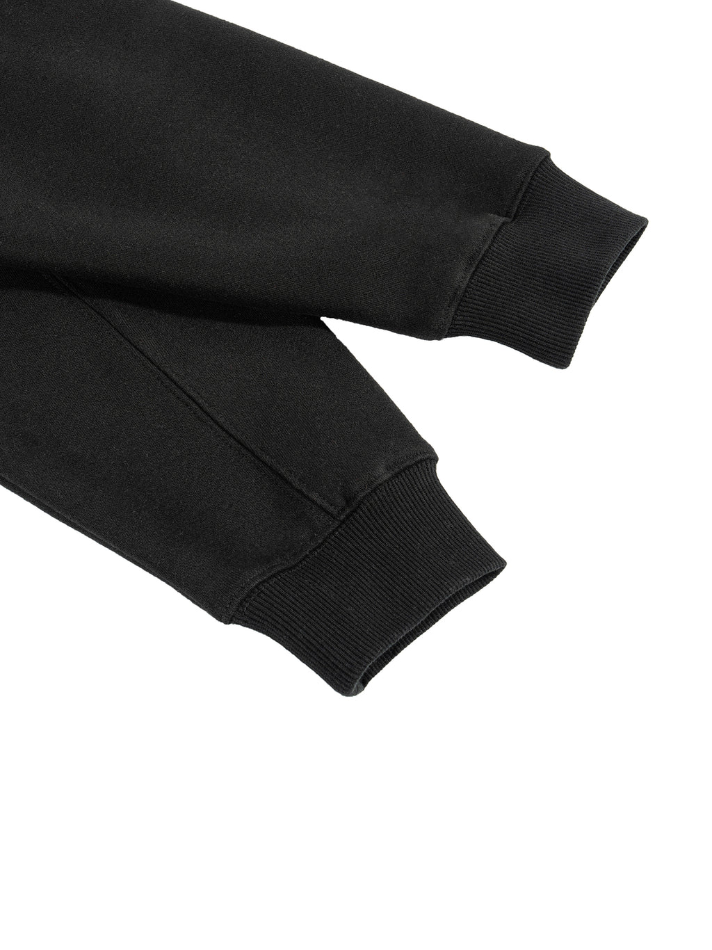 tiah fleece zip-up boxy hoodie