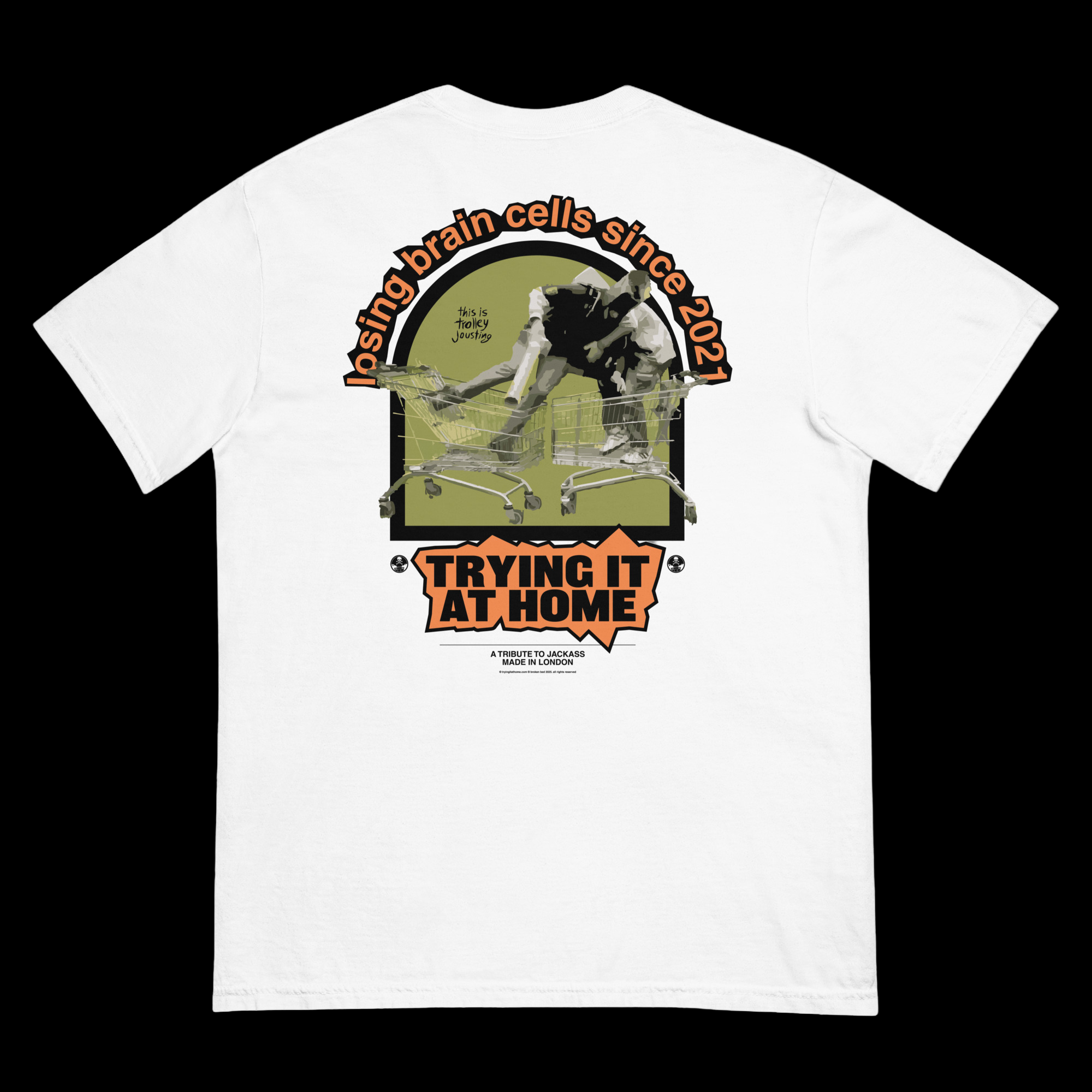 Trying It At Home Trolley Jousting Tee